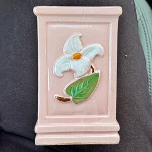 Pink Floral Ceramic Tile